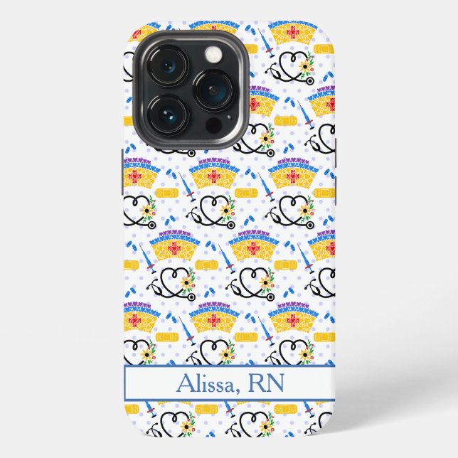 Whimsical Nurse  iPhone Case (Back)