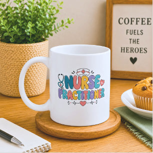 Whimsical Nurse Practitioner Coffee Mug