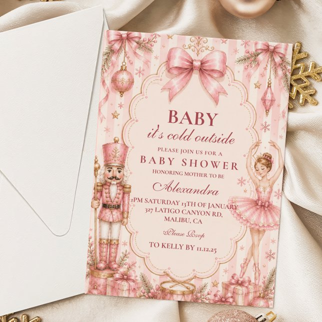 Whimsical Nutcracker Baby Shower Invitation (Creator Uploaded)