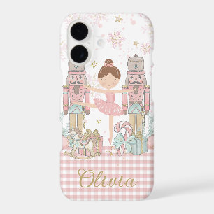 Whimsical Nutcracker Pastel Pink Christmas Ballet