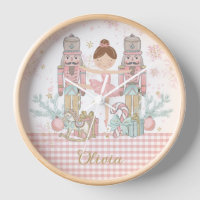 Whimsical Nutcracker Pastel Pink Christmas Ballet