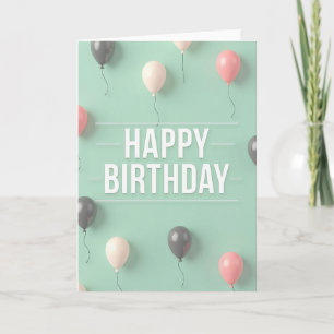 Whimsical Orbs Birthday Card