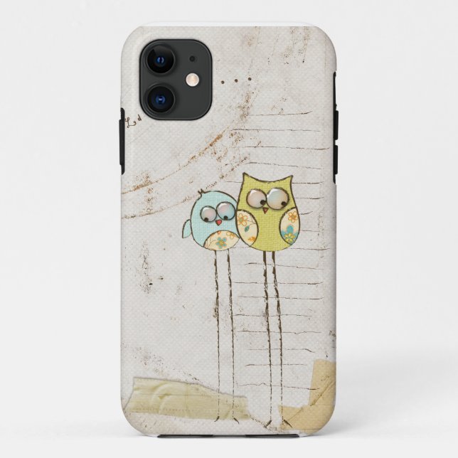 whimsical owl iphone 5 case (Back)