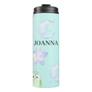Whimsical Owl Thermal Tumbler