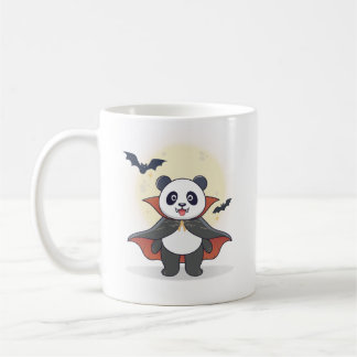 Whimsical Panda Wizard with Magic Hat Coffee Mug