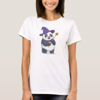 Whimsical Panda Wizard with Magic Hat