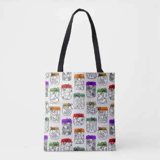 Whimsical Pantry Jars Tote Bag
