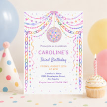 Whimsical Paper Chains Disco Garland Birthday