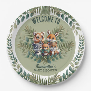 Whimsical Paper Plates Featuring Baby Paper Plates