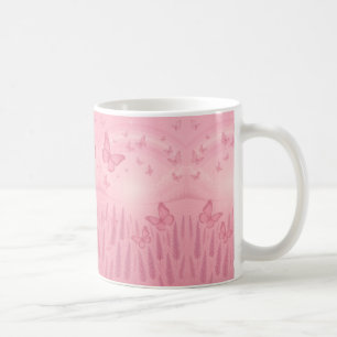 Whimsical Pastel Butterfly Sunrise Mug