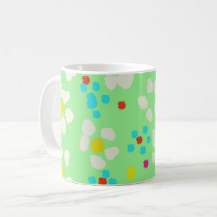 Whimsical Pastel Daisy Floral Classic Coffee Mug