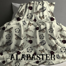 Whimsical Pastel Goth Personalised Baby Moth  