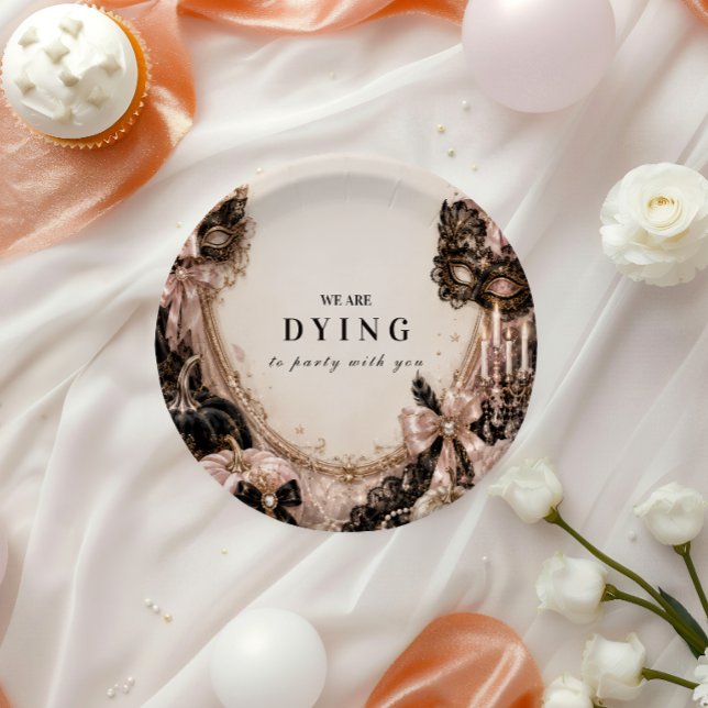 Whimsical Pastel Halloween Celebration Paper Plate (Creator Uploaded)