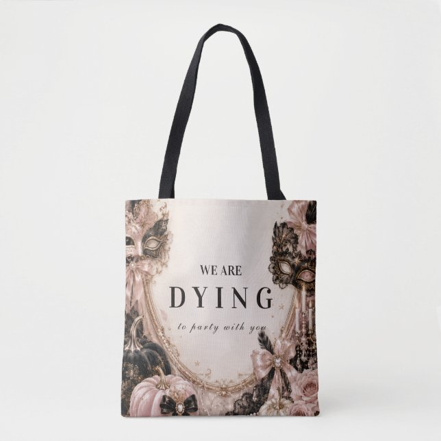 Whimsical Pastel Halloween Celebration Tote Bag (Front)