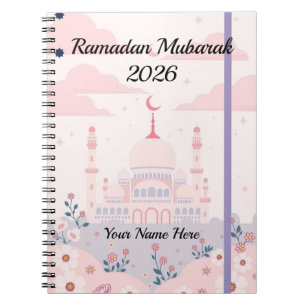Whimsical Pastel Islamic Art Notebook