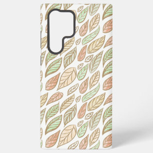 Whimsical Pastel Leaf Art Protective  Samsung Galaxy Case