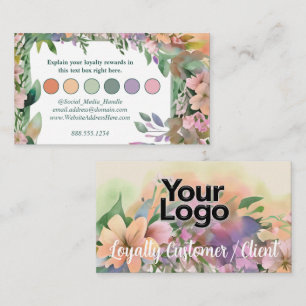 Whimsical Pastel Watercolor Wildflower Wedding Enclosure Card