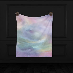 Whimsical Pastels   Dreamy Muted Rainbow Mottle Tapestry