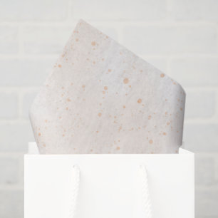 Whimsical Peach Dots Birthday Tissue Paper