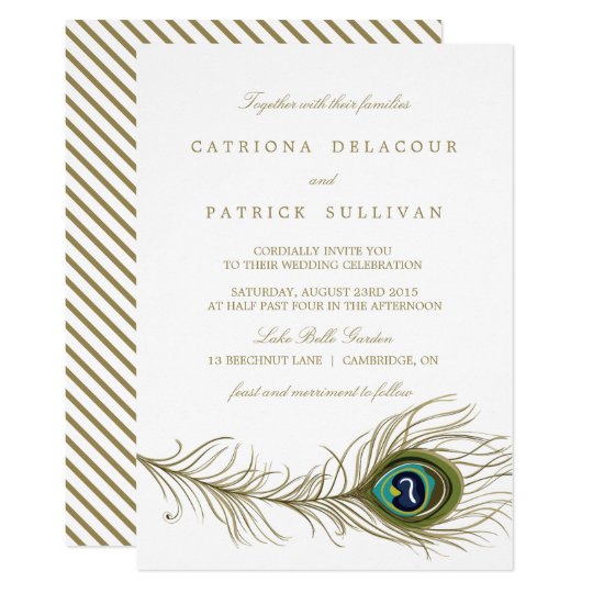 Peacock Wedding Invitations Uk 7