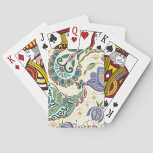 Whimsical Peacock Playing Cards