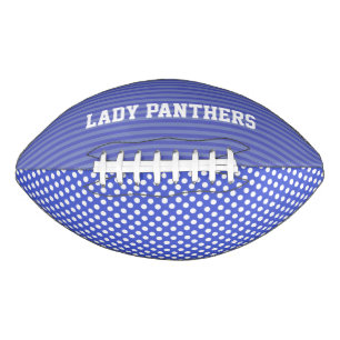 Whimsical Periwinkle Blue Custom Football American Football