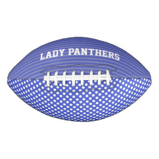 Whimsical Periwinkle Blue Custom Football American Football