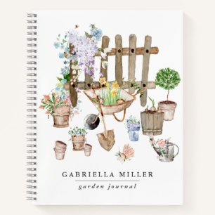 Whimsical Personalised Gardening Journal