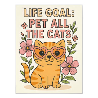 Whimsical Pet All The Cats Photo Print