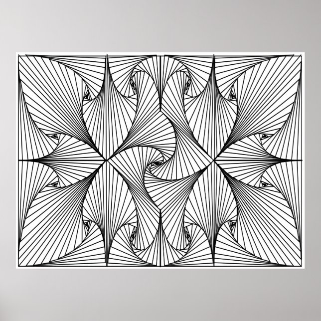 Whimsical Petal Poster (Front)