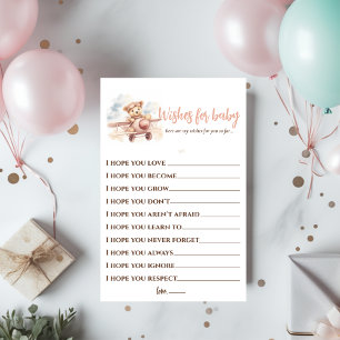 Whimsical Pink Aeroplane Adventure Baby Shower Flyer