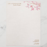 Whimsical Pink Cherry Blossoms Nature