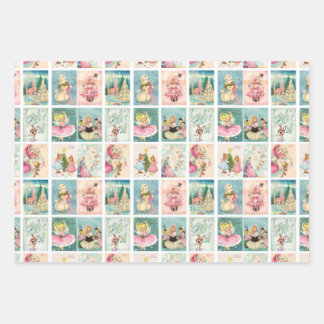 Whimsical Pink Christmas Wrapping Paper