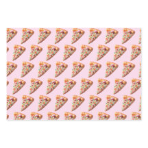 Whimsical Pink Mushroom Pizza