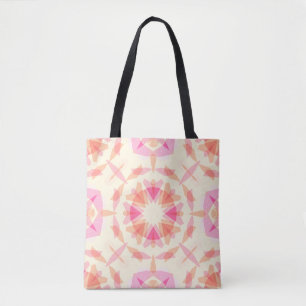 Whimsical Pink Star Girly Pattern Dopamine Decor Tote Bag