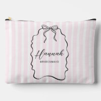 Whimsical Pinstripe Bow Wedding