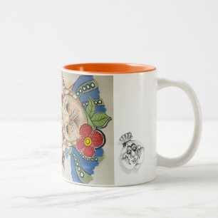 "Whimsical Portrait" Face Mug