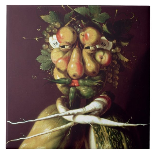 Whimsical Portrait Tile (Front)