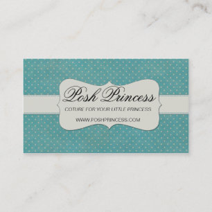 Whimsical Posh Boutique Business Card