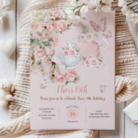 Whimsical Princess Fairytale Castle Pink Birthday