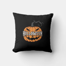 Whimsical Pumpkin and Ghost Cushion Designs