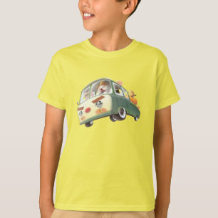 Whimsical Pumpkin Ride T-Shirt