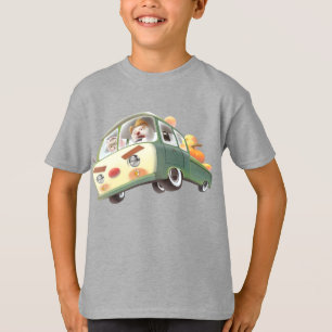 Whimsical Pumpkin Ride T-Shirt