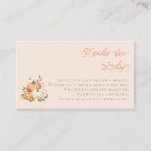 Whimsical Pumpkins & Pink Books for Baby