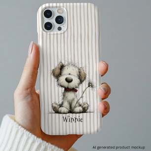 Whimsical Puppy Golden Dog Lover Gift iPhone 16 Pro Case