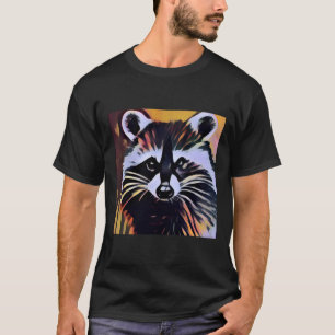 Whimsical Raccoon - A Nature Inspired Design T-Shirt