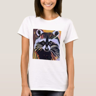 Whimsical Raccoon - A Nature Inspired Design  T-Shirt
