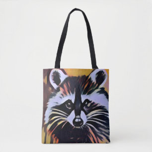 Whimsical Raccoon - A Nature Inspired Design Tote Bag