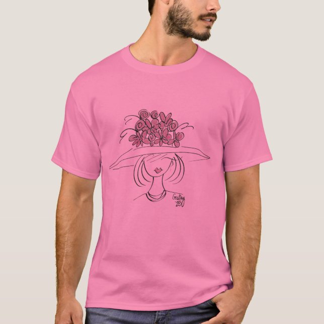 Whimsical race day tshirt (Front)