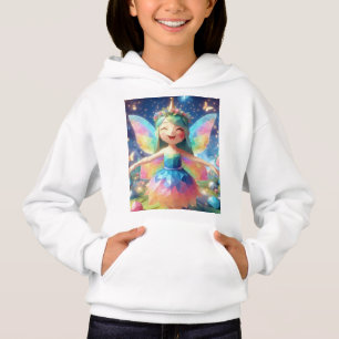 Whimsical Rainbow Fairy in a Magical Forest